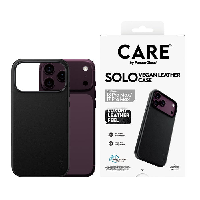 EAN 5715685044427 - PanzerGlass CARE™ by ® Solo Vegan Leather Case Black w. MagSafe iPhone 2026 Pro Max | 17 Pro Max funda pa imagen 2