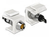 EAN 4043619864492 - DeLOCK 86449 conector Keystone LED Negro, Acero inoxidable, Blanco, Amarillo imagen 1