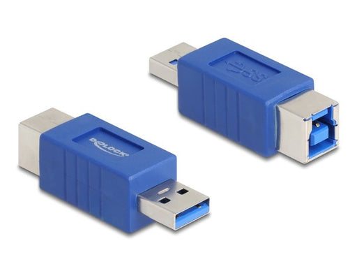 EAN 4043619672172 - DeLOCK 67217 cambiador de género para cable USB Type-A USB Type-B Azul imagen 1
