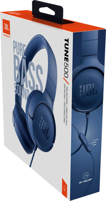 EAN 6925281939945 - JBL Tune 500 Auriculares Alámbrico Diadema Llamadas/Música Azul imagen 3