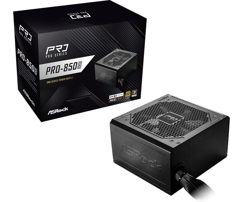 EAN 4711581491441 - Asrock PRO-850G unidad de fuente de alimentación 850 W 24-pin ATX ATX Negro imagen 1