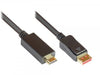 EAN 4014619737628 - Alcasa DP14-HDMI3 adaptador de cable de vídeo 3 m DisplayPort HDMI Negro imagen 1