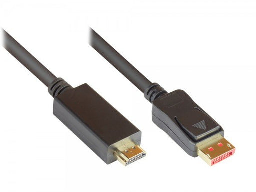 EAN 4014619737628 - Alcasa DP14-HDMI3 adaptador de cable de vídeo 3 m DisplayPort HDMI Negro imagen 1