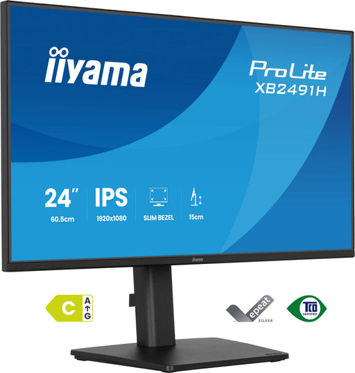 EAN 4948570127849 - iiyama ProLite XB2491H-B1 pantalla para PC 60,5 cm (23.8") 1920 x 1080 Pixeles Full HD LCD Negro imagen 1