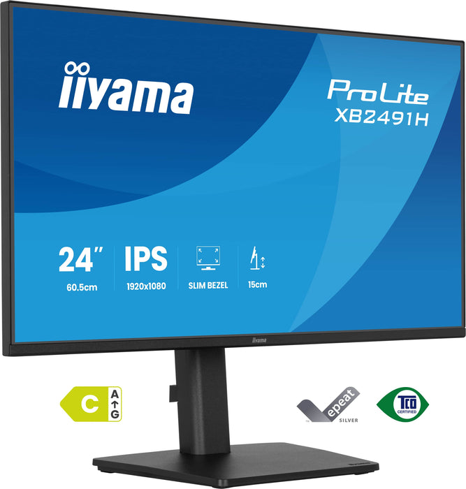 EAN 4948570127849 - iiyama ProLite XB2491H-B1 pantalla para PC 60,5 cm (23.8") 1920 x 1080 Pixeles Full HD LCD Negro imagen 1