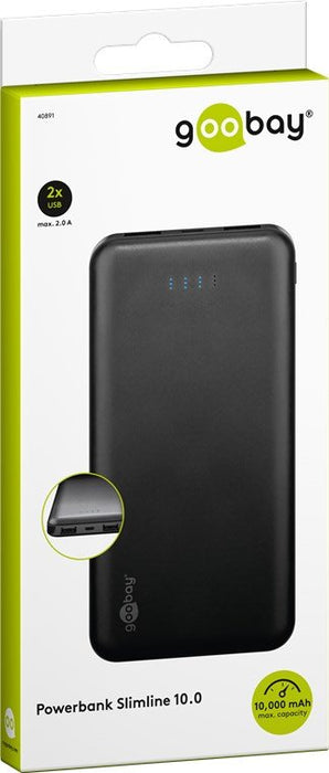 EAN 4040849408915 - Goobay 40891 batería externa Polímero de litio 10000 mAh Negro imagen 7