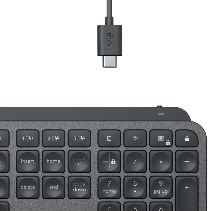 EAN 5099206086920 - Logitech MX Keys teclado Universal RF Wireless + Bluetooth QWERTY Internacional de EE.UU. Grafito imagen 6