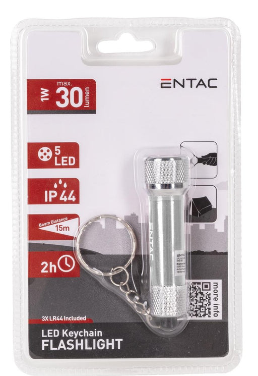 EAN 5999097902326 - Entac EFL-5LED-KC-S linterna Plata Linterna de llavero LED imagen 2