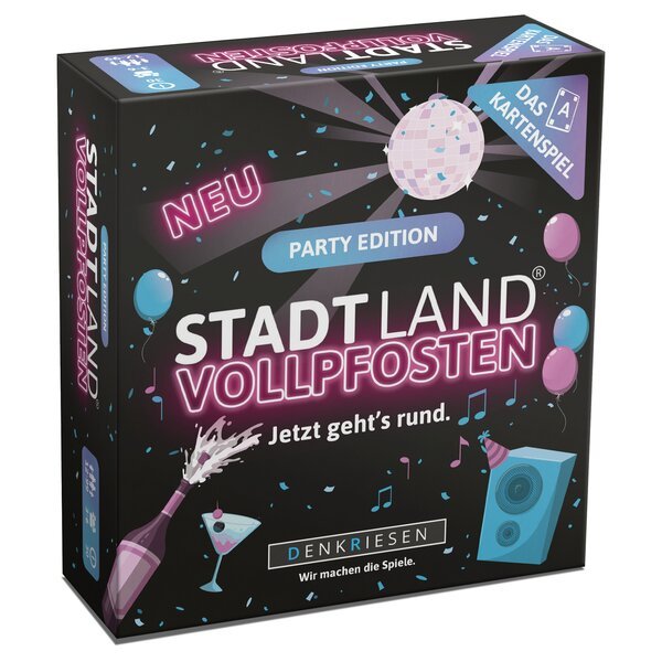 EAN 4260528091973 - Denkriesen 102145 juego de tablero STADT LAND VOLLPFOSTEN 30 min Juego De Cartas Familia imagen 1