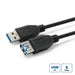 EAN 5711045298028 - Microconnect USB3.0AAF1B cable USB USB 3.2 Gen 1 (3.1 Gen 1) 1 m USB A Negro imagen 1