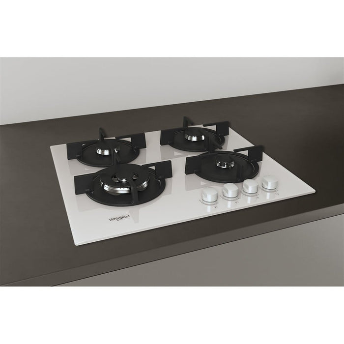EAN 8003437605567 - Whirlpool AKT 625/WH Negro, Blanco Integrado 60 cm Encimera de gas 4 zona(s) imagen 11