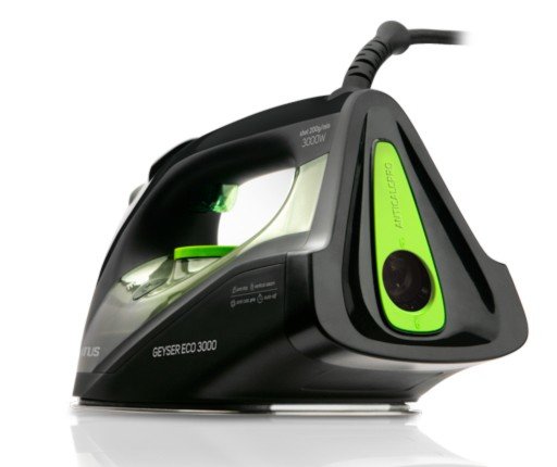 EAN 8414234187765 - Taurus Geyser ECO 3000 Plancha a vapor Suela antiadherente 3000 W Negro, Verde, Gris imagen 4