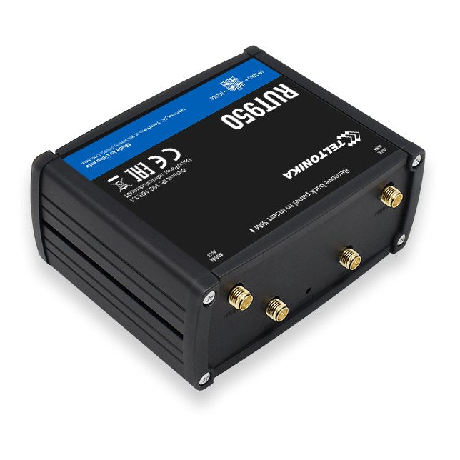 EAN 4779027311289 - Teltonika RUT950 router inalámbrico Ethernet rápido Banda única (2,4 GHz) 4G Negro imagen 2