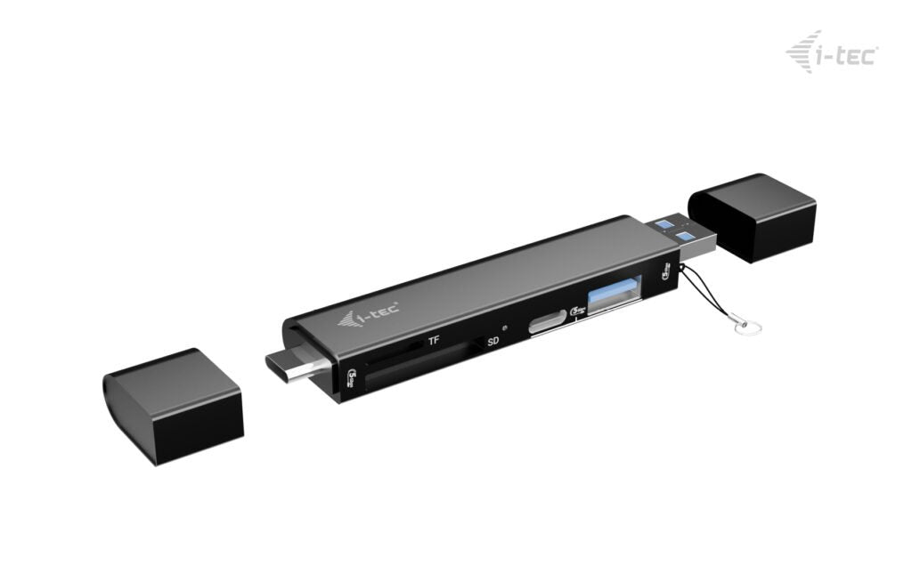 EAN 8595611707872 - i-tec CADONGLEUSBSD hub de interfaz USB 3.2 Gen 1 (3.1 Gen 1) Type-A + Type-C 5000 Mbit/s Negro imagen 3