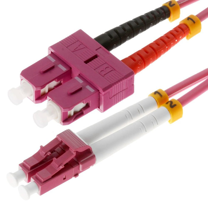 EAN 4005938157624 - Helos 20m OM4 LC/SC Cable de fibra óptica e InfiniBand Violeta imagen 1