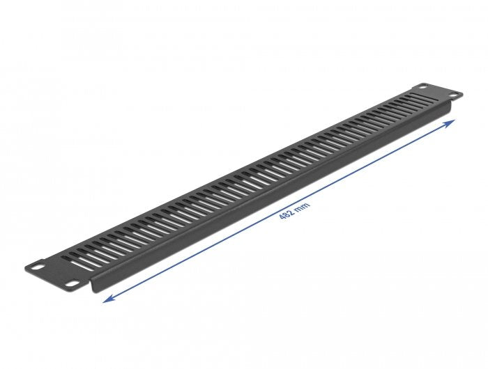 EAN 4043619666706 - DeLOCK 66670 accesorio de bastidor Panel ciego de relleno para rack con ventilación y bisagras (2U) imagen 2