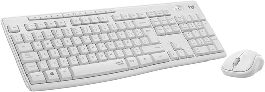 Teclado Español + Ratón Logitech Mk295 Silent Touch Blanco