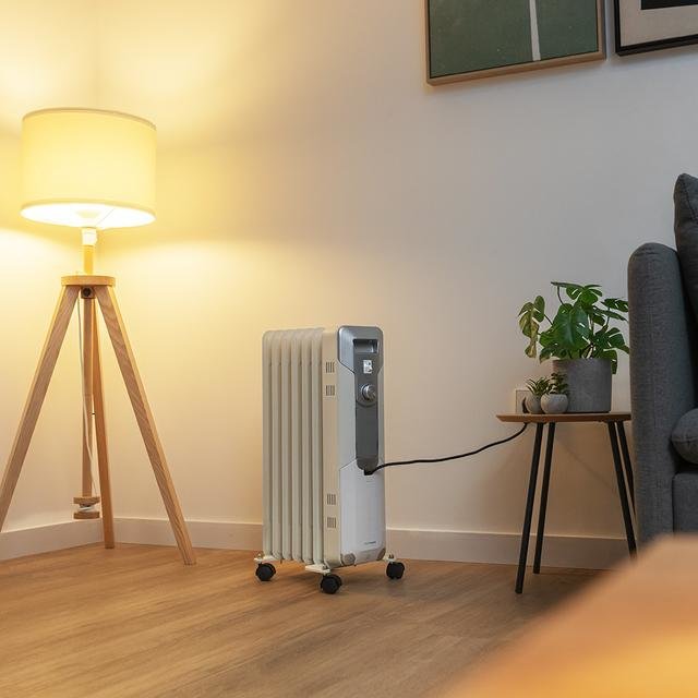 EAN 8435484058803 - Cecotec 05880 calefactor eléctrico Interior Blanco 1500 W Radiador de aceite eléctrico imagen 2