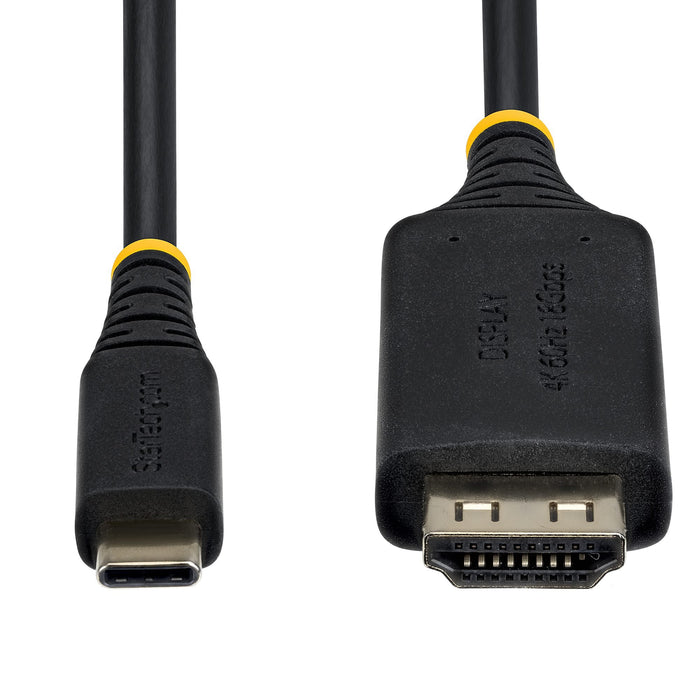 EAN 65030936972 - StarTech.com 1M-USBC-HDMI-4K60-G adaptador de cable de vídeo USB Tipo C HDMI tipo A (Estándar) Negro imagen 9