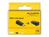 EAN 4043619610822 - DeLOCK 61082 cambiador de género para cable HDMI VGA Negro imagen 3
