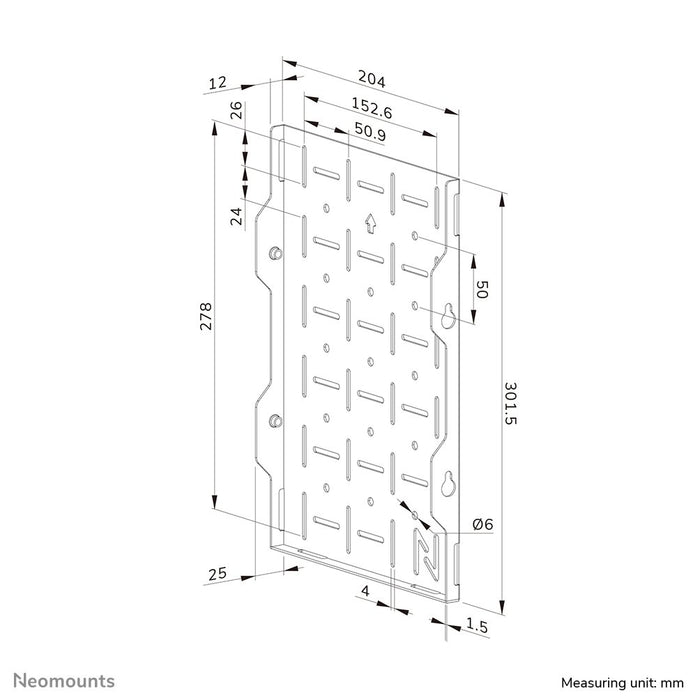 EAN 8717371447298 - Neomounts AWL05-750BL accesorio para soporte de televisor imagen 8
