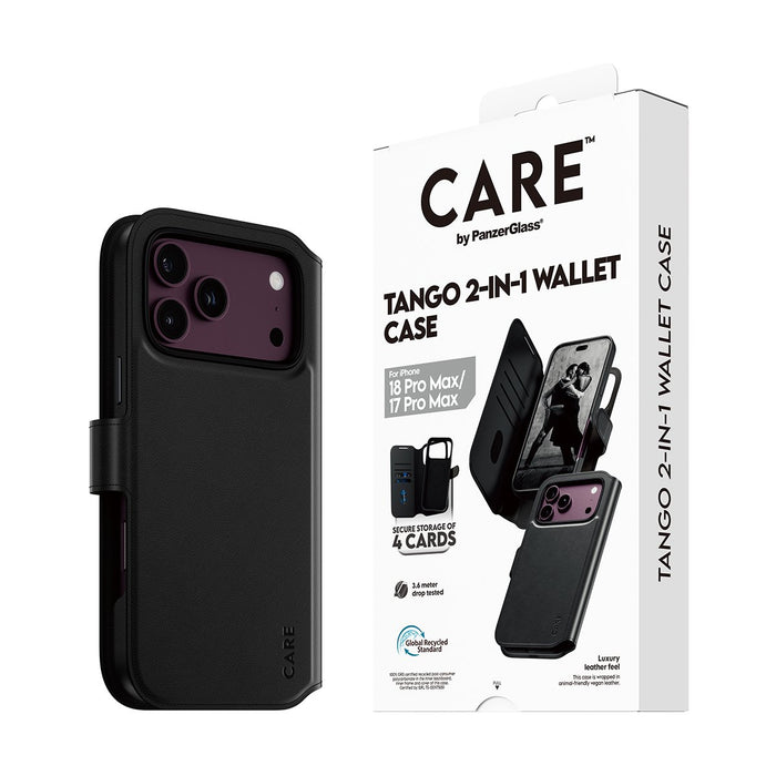EAN 5715685043826 - PanzerGlass CARE™ by ® Tango 2-in-1 Wallet Case Black w. MagSafe iPhone 2026 Pro Max | 17 Pro Max funda p imagen 6