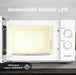 EAN 8426156019161 - Grunkel MWG-25GRILL microondas Blanco, Negro Microondas con grill Encimera 25 L 850 W imagen 3