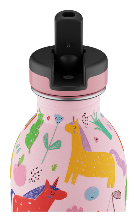 EAN 8059388262700 - 24Bottles 2061 bidón de agua Uso diario 250 ml Silicona, Acero inoxidable Multicolor imagen 3