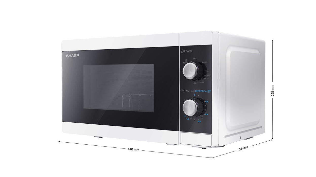 EAN 4974019151915 - Sharp YC-MG01E-W microondas Negro, Blanco Microondas con grill Encimera 20 L 800 W imagen 2