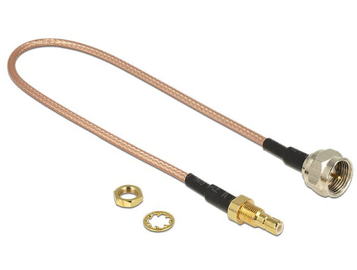 EAN 4043619130252 - DeLOCK 13025 cable coaxial RG-316 0,25 m SMB F Marrón imagen 1