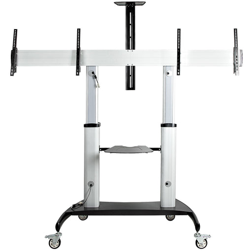 EAN 0065030891653 - StarTech.com STNDMTVDUO soporte para TV 152,4 cm (60") Negro, Plata imagen 2