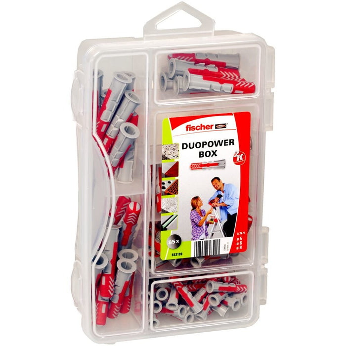 EAN 4048962363913 - Fischer 553109 tornillo de anclaje y taco 85 pieza(s) Enchufe de pared imagen 1