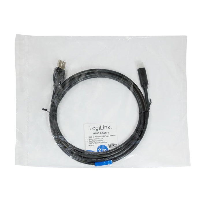 EAN 4052792053180 - LogiLink CU0163 cable USB USB 3.2 Gen 1 (3.1 Gen 1) 2 m USB C USB B Negro imagen 4