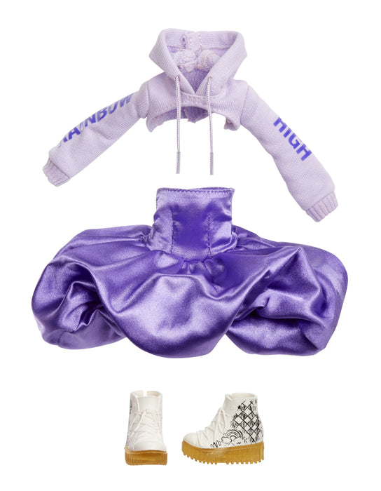 EAN 0035051427810 - Rainbow High Sparkle & Shine Fashion Dolls- Viola (Purple) imagen 5
