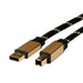EAN 7611990194537 - ROLINE 11.02.8805 cable USB USB 2.0 4,5 m USB A USB B Negro, Oro imagen 1