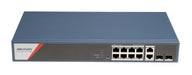 EAN 6942160406817 - Hikvision DS-3E1512HP-SI-8P2T2F switch Gestionado Gigabit Ethernet (10/100/1000) Energía sobre Ethernet ( imagen 1