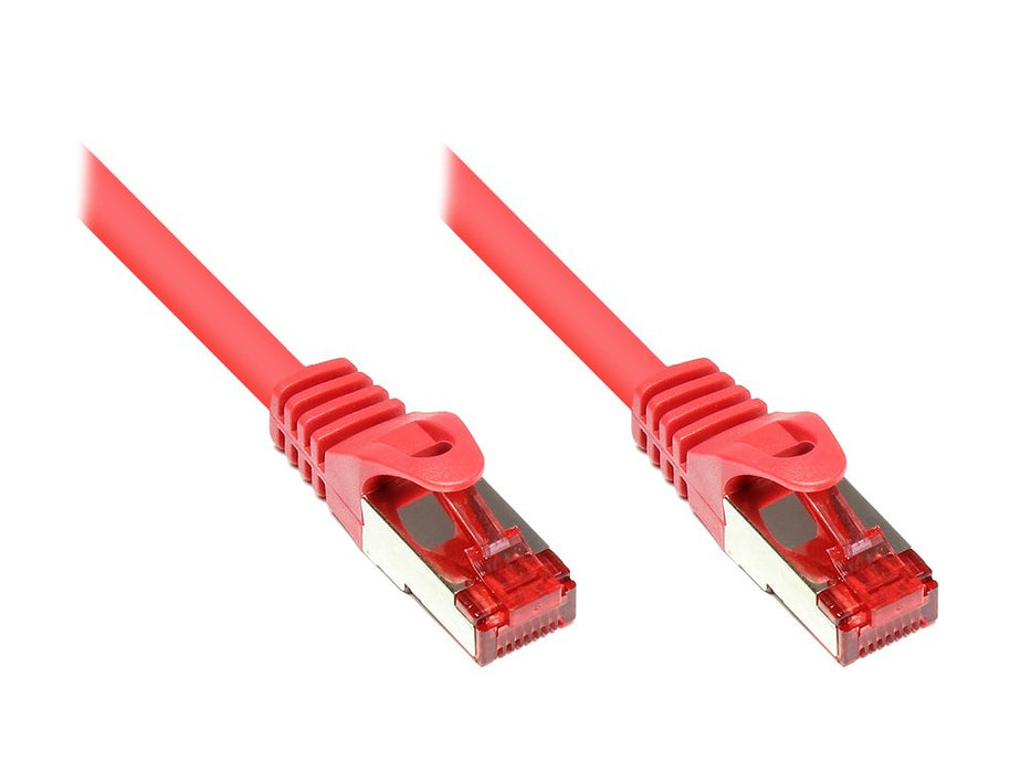 EAN 4014619767854 - Alcasa 8060-002R cable de red Rojo 0,15 m Cat6 S/FTP (S-STP) imagen 1