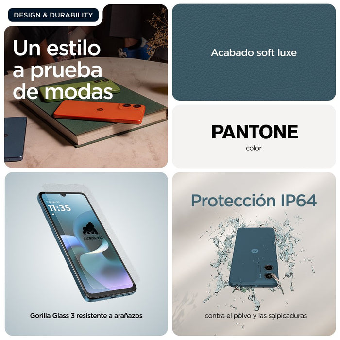 EAN 840493605265 - Motorola moto g06 17,5 cm (6.88") SIM doble Android 15 4G USB Tipo C 4 GB 256 GB 5200 mAh Azul imagen 16