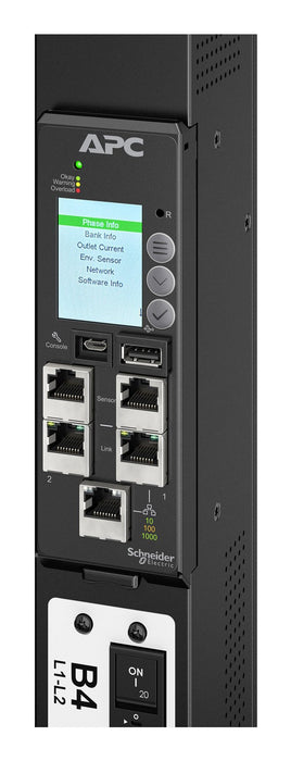 EAN 731304752622 - APC NetShelter Rack PDU Advanced Gen 2, Metered, 7.4kW, 1Phase, 230V, 32A, 332P6, 40 Outlets unidad de dis imagen 2