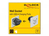 EAN 4043619114733 - DeLOCK 11473 toma de corriente 2 x USB + CEE 7/3 Blanco imagen 4