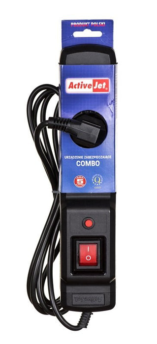 EAN 5901443115588 - Activejet COMBO 3GN 1,5m base múltiple 3 salidas AC Interior Negro imagen 3