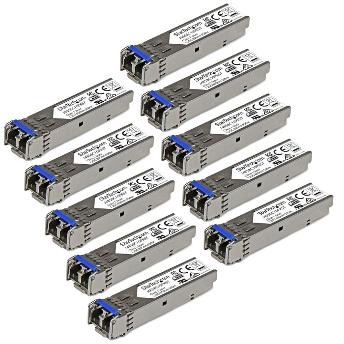 EAN 0065030865302 - StarTech.com J4859C10PKST red modulo transceptor Fibra óptica 1250 Mbit/s imagen 4
