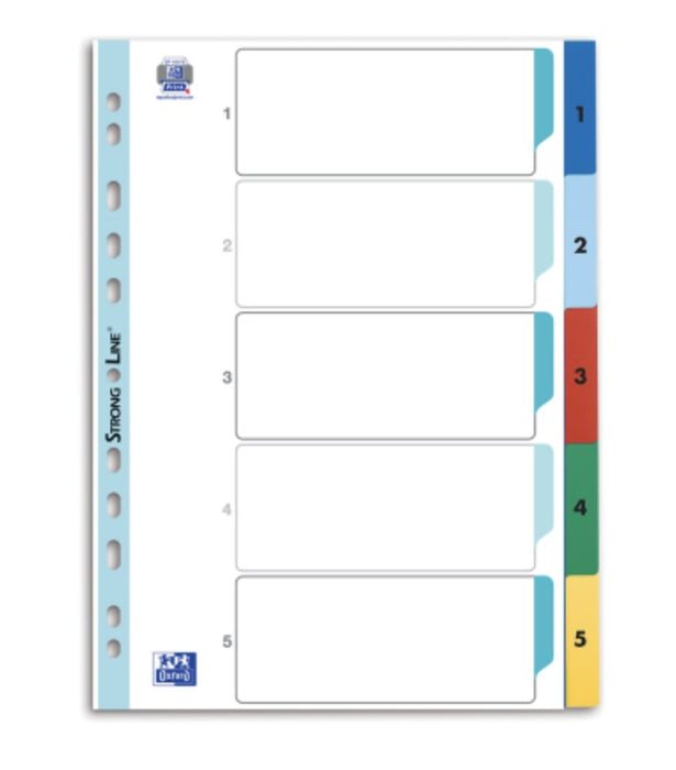 EAN 4002030104112 - Oxford 400013947 divisor Polipropileno (PP) Multicolor 1 pieza(s) imagen 1