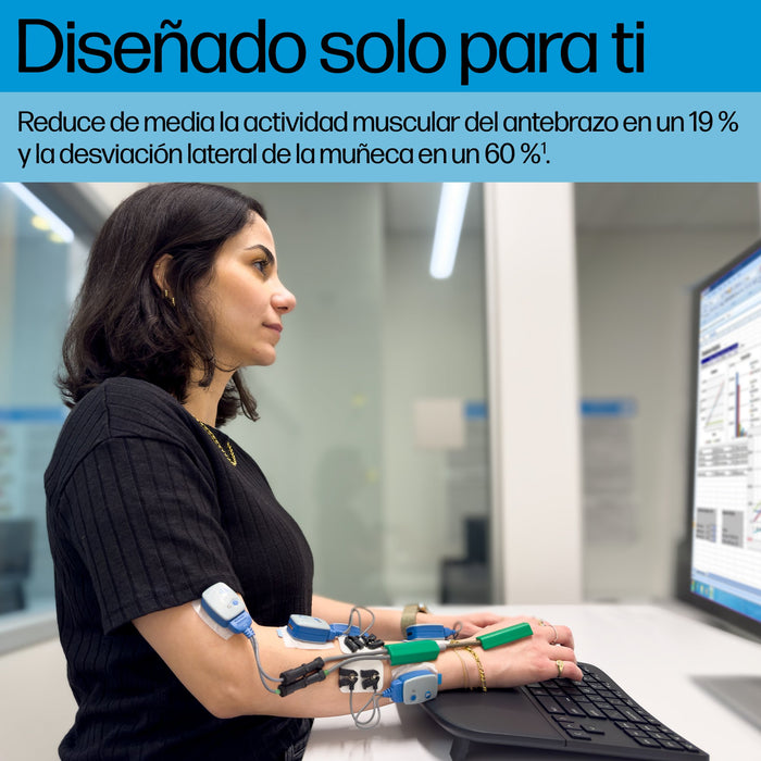 EAN 0197192177846 - HP 965 BLK Ergonomic Wireless Keyboard teclado Hogar RF Wireless + Bluetooth Negro imagen 6