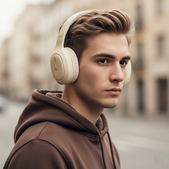 EAN 8435430628685 - NGS Artica Tempest Beige Auriculares Inalámbrico y alámbrico Diadema Llamadas/Música USB Tipo C Bluetooth imagen 5