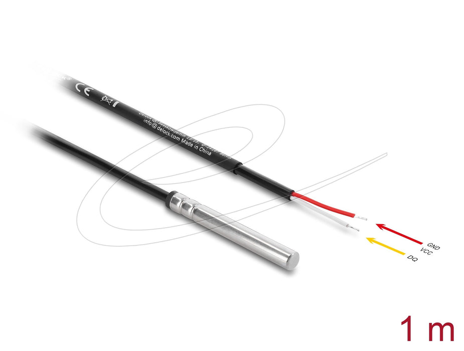 EAN 4043619914067 - DeLOCK 91406 cable para sensor y actuador 1 m No Negro imagen 2