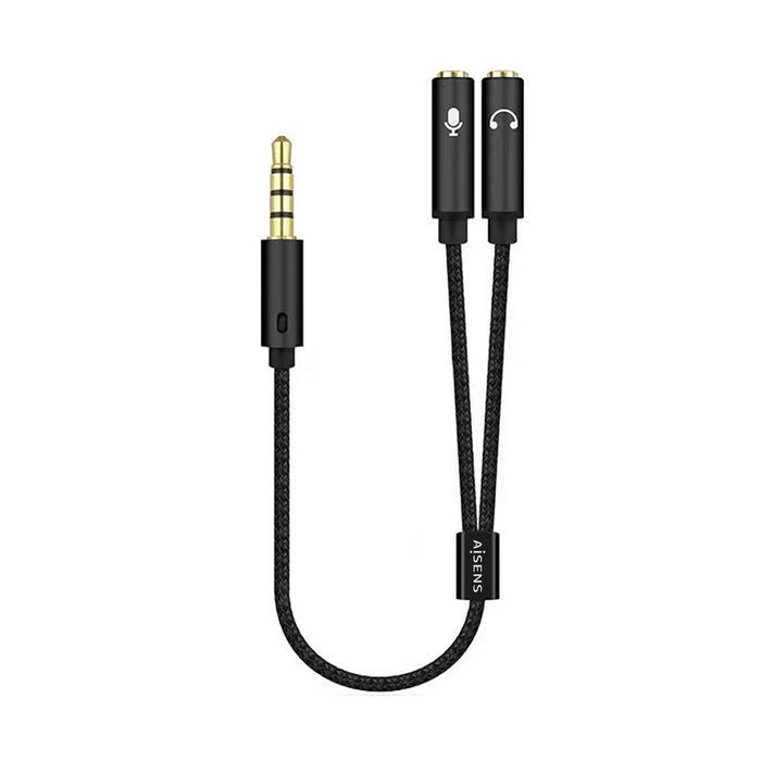 EAN 8436574704761 - AISENS A128-0416 cable de audio 0,25 m 3,5mm 2 x 3.5mm imagen 1