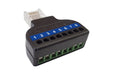 EAN 4250367756294 - Wantec Splitter 2wIP für 4 Leitungen/nur 5627 verwendb. divisor de red Negro imagen 2