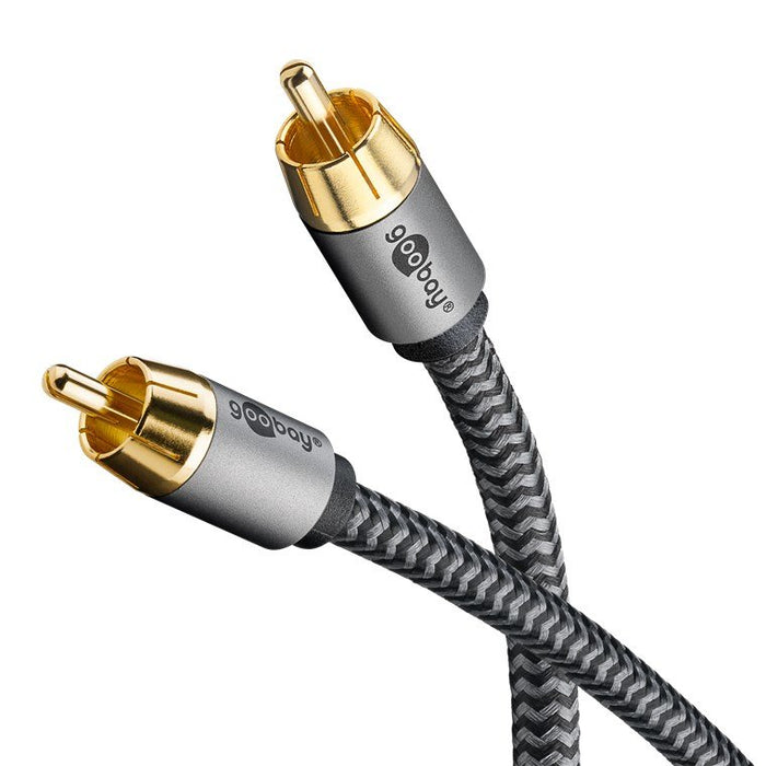EAN 4040849652967 - Goobay 65296 cable de audio 2 m RCA Plata, Negro imagen 2