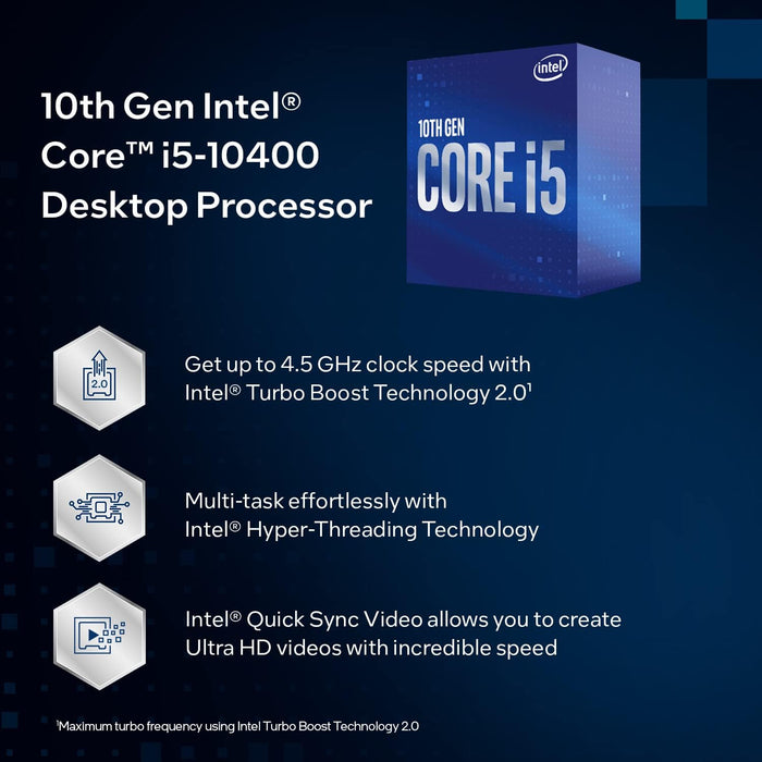Procesador Intel Core I5-10400 2.90 Ghz Lga1200 Bx8070110400